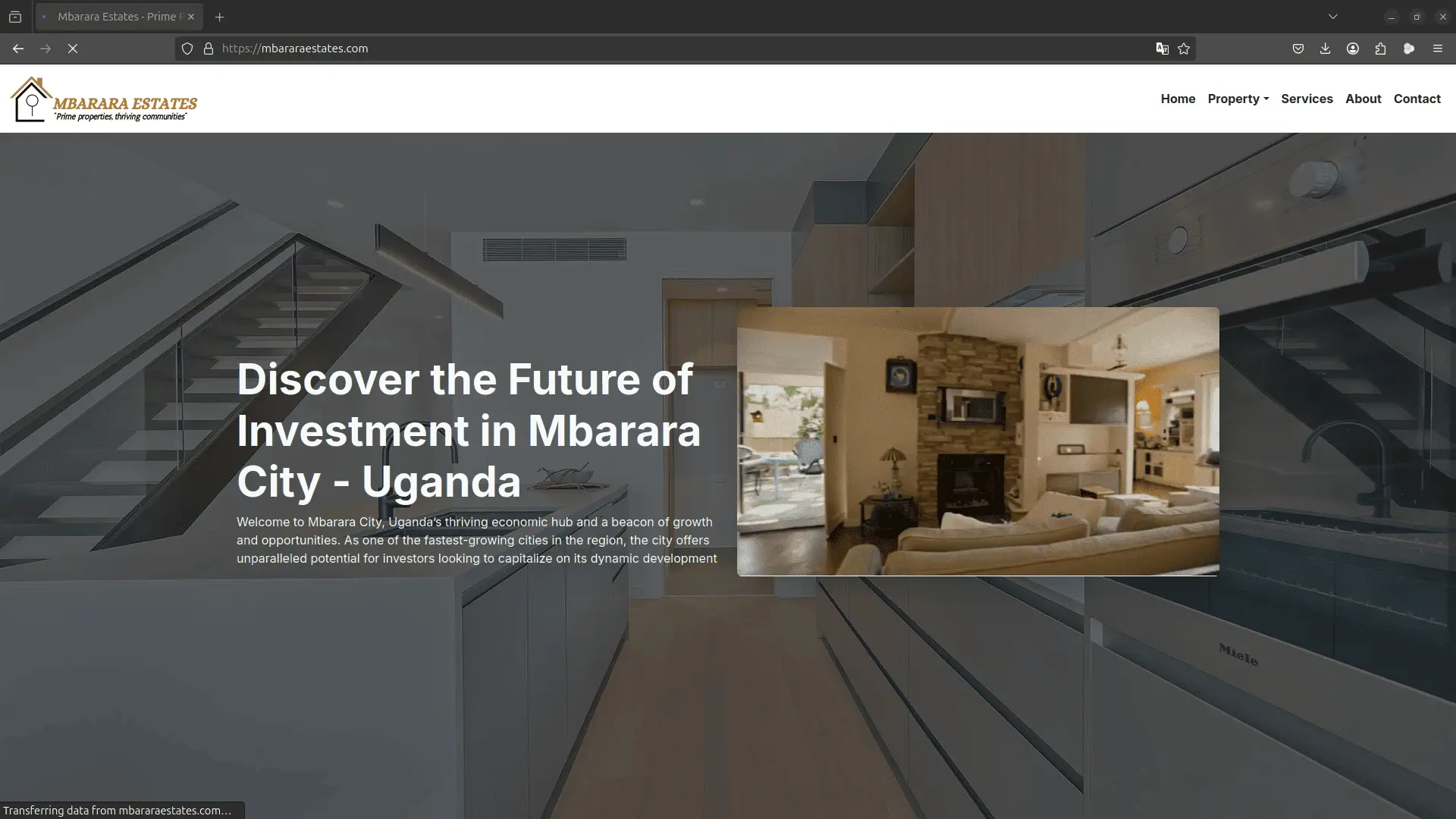 Mbarara Estates Website